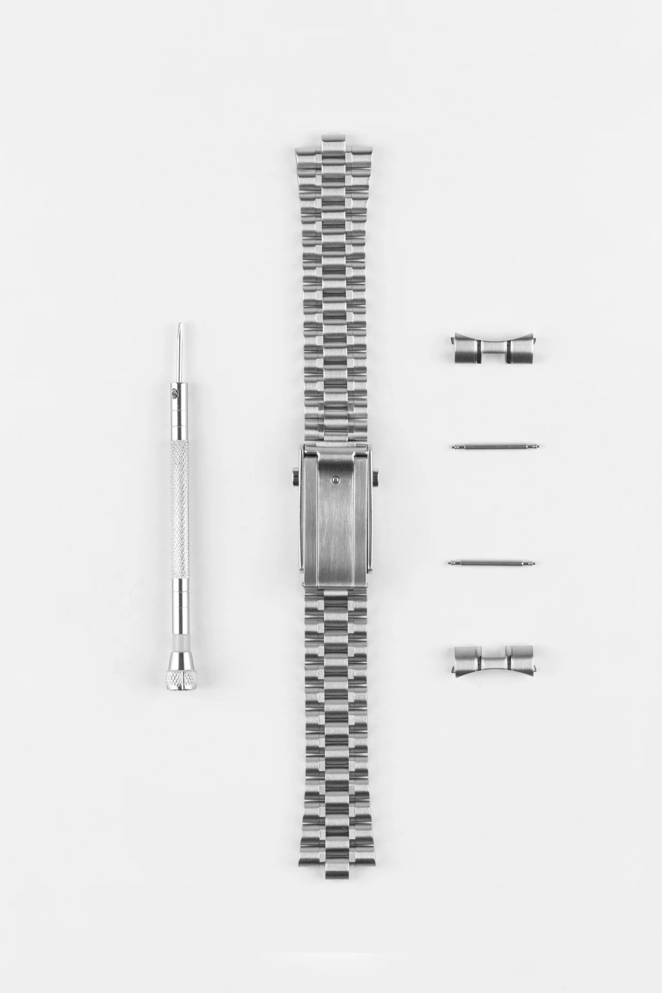 Forstner BULLET Stainless Steel Watch Bracelet for OMEGA Speedmaster - POLISHED/BRUSHED - Image 5